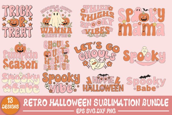 A Designer's Take on Retro Halloween Graphics for Branding