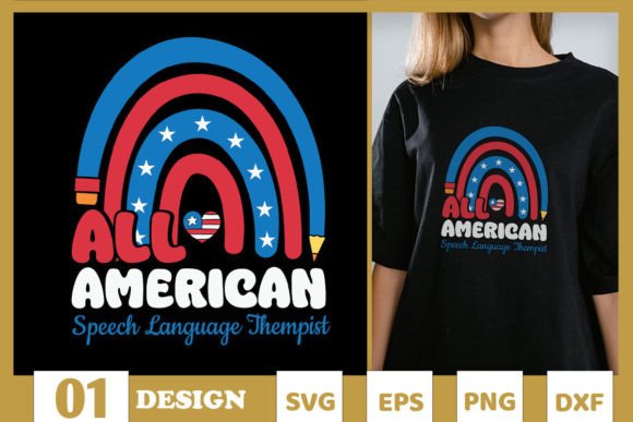 A Professional Review of the All-American SLP Teacher SVG Design