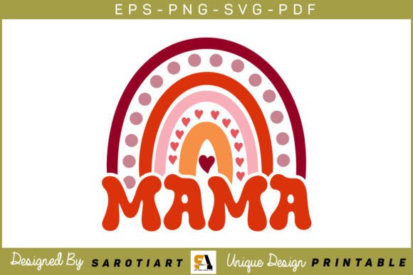 A Rainbow Groovy SVG Design for Modern Graphics & Crafts