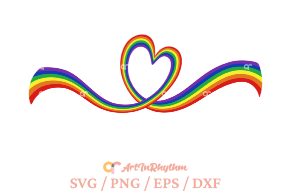 A Rainbow Heart SVG: Versatile Graphics for T-Shirt Designs & Branding
