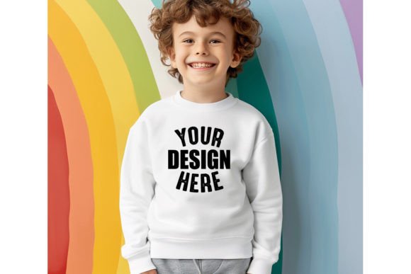 A Rainbow Mockup That Brings Cheer to Embroidery Projects