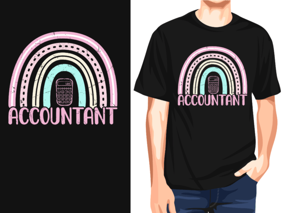 A Review of Rainbow Accountant Vector Graphics for T-Shirt Designs