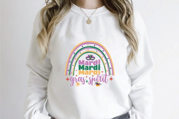 Mardi Gras Rainbow SVG for T-Shirt Graphics & Brand Design