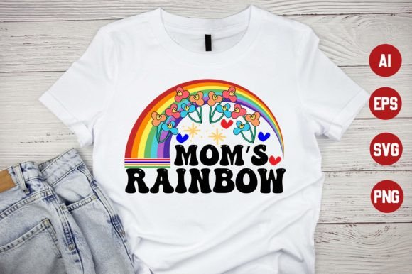 Mom's Rainbow: A Graphic Design Asset for Editorial & Publishing Work