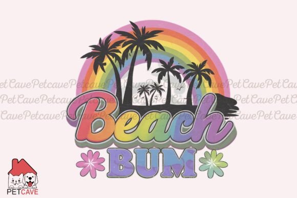 My Crafter's Review of the Beach Bum Rainbow Palm Graphics for T-Shirt Designs